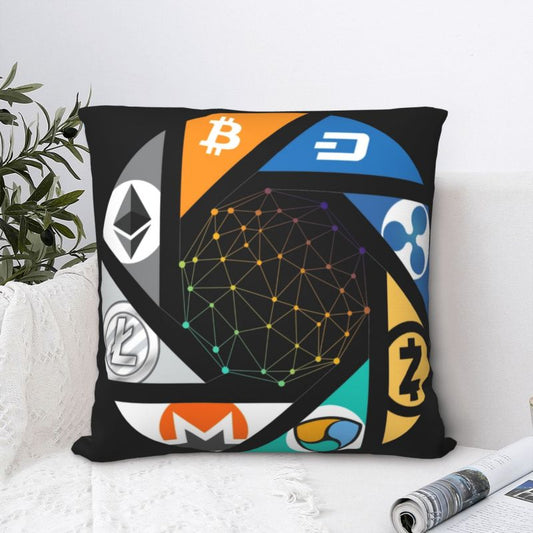 Cryptocurrency  Pillow Cover