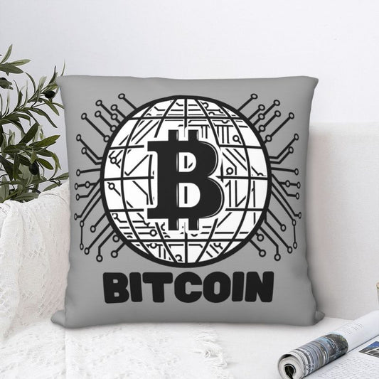 Bitcoin Pillow Cover