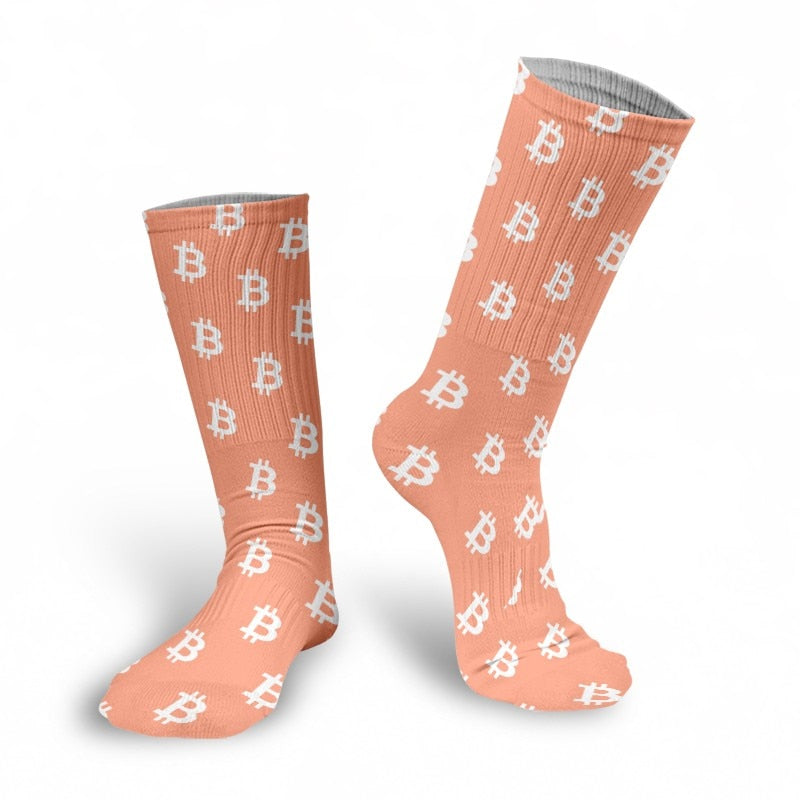 Bitcoin Color Socks Unisex