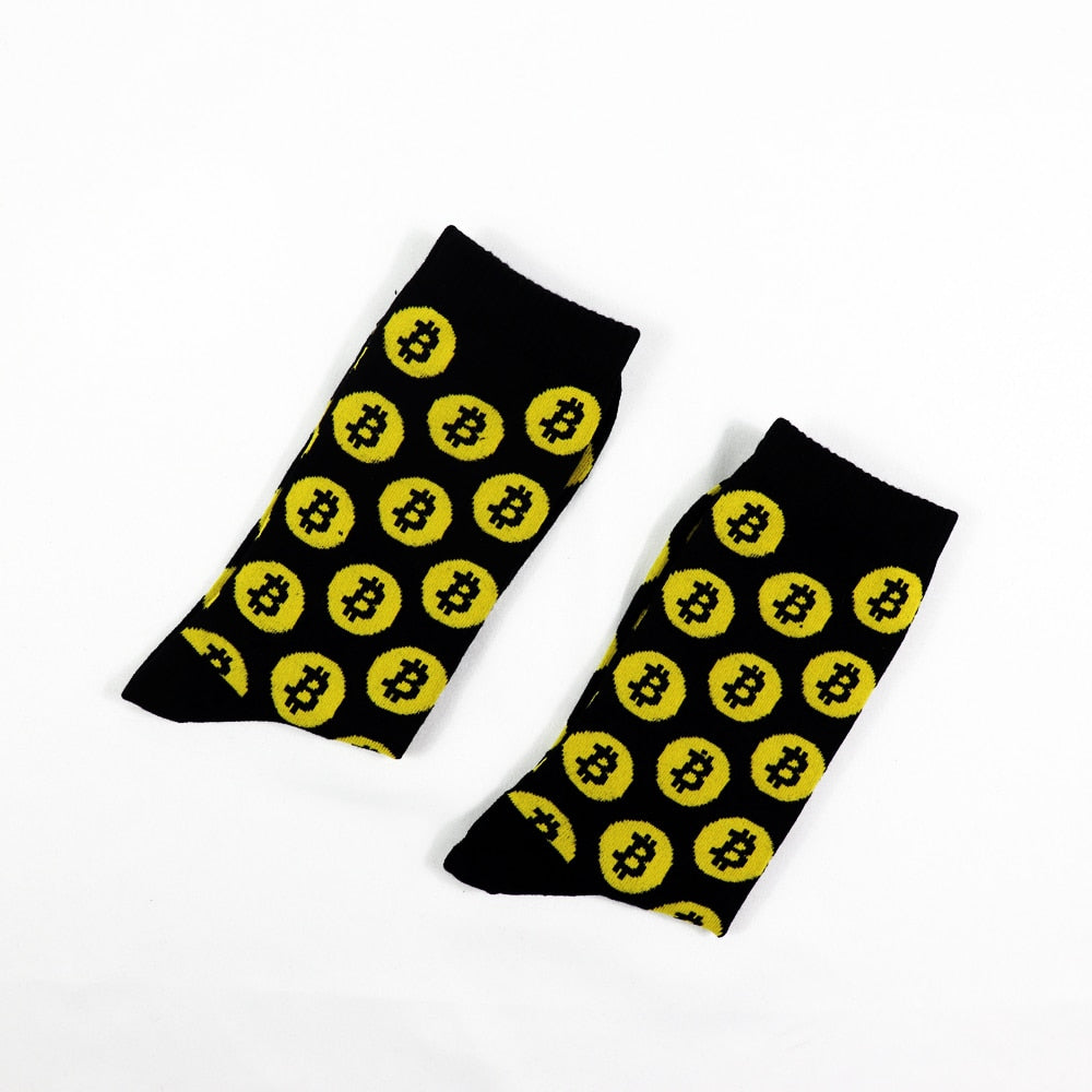 Bitcoin Cotton Socks
