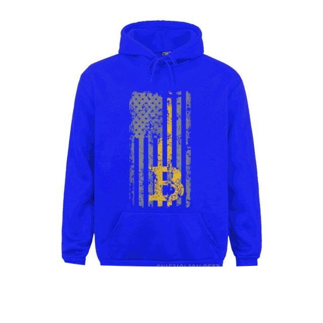 Bitcoin USA-Flaggen-Sweatshirt